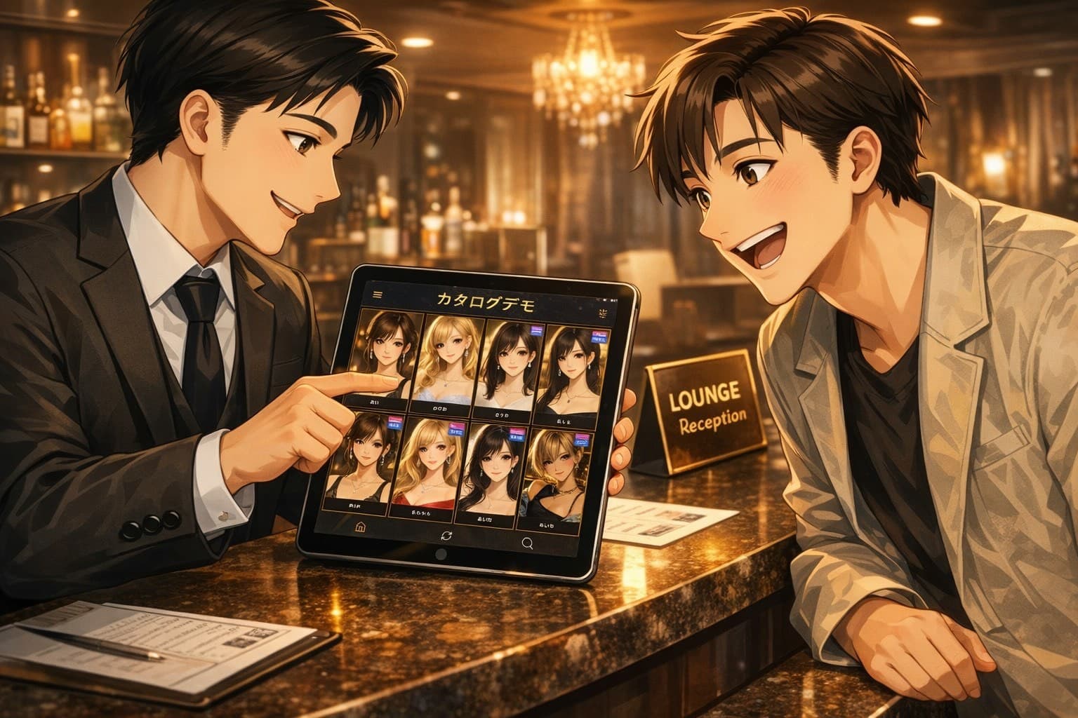 ナイトビジネス向けデジタルプロフィール帳